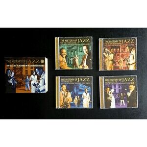 The History Of Jazz 4 CD Set 100 Hits 2001 Celebrated TV Series Various Artists